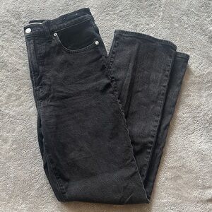 Madewell Black 90’s Straight Leg Jeans